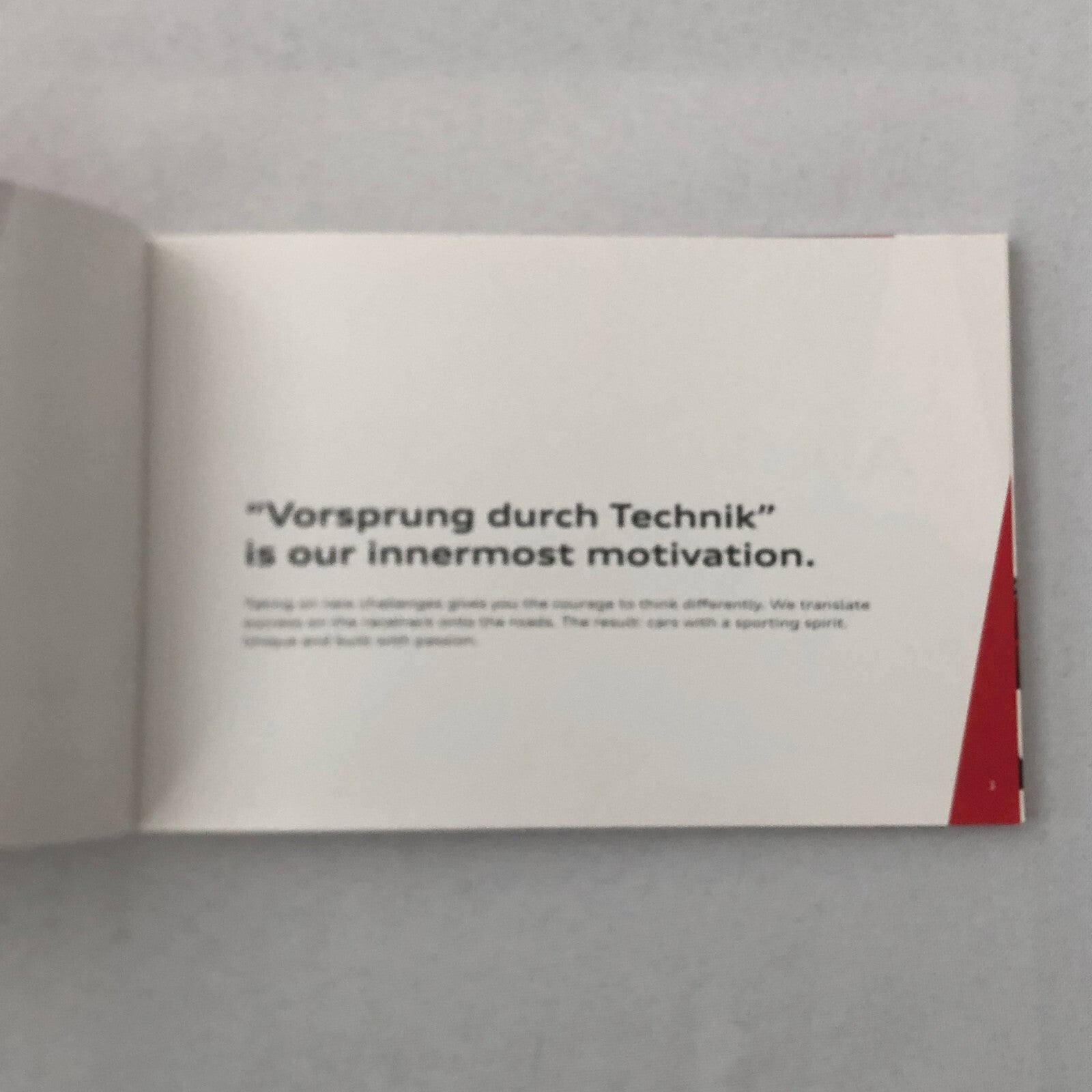 2011 Audi Motorsport Lifestyle Accessories Sales Brochure Catalog Clothing