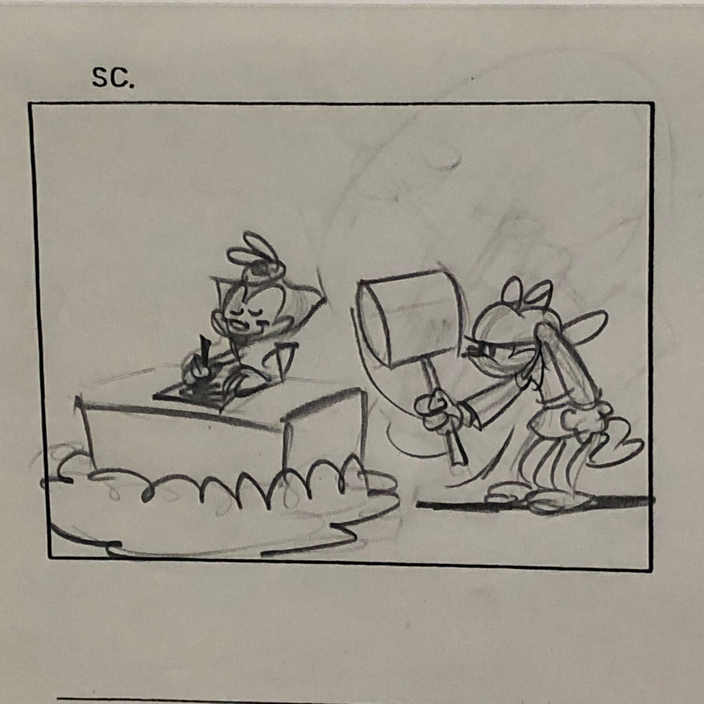 ANIMANIACS Animation Storyboard Illustration Drawing Sketch Wakko Yakko Dot