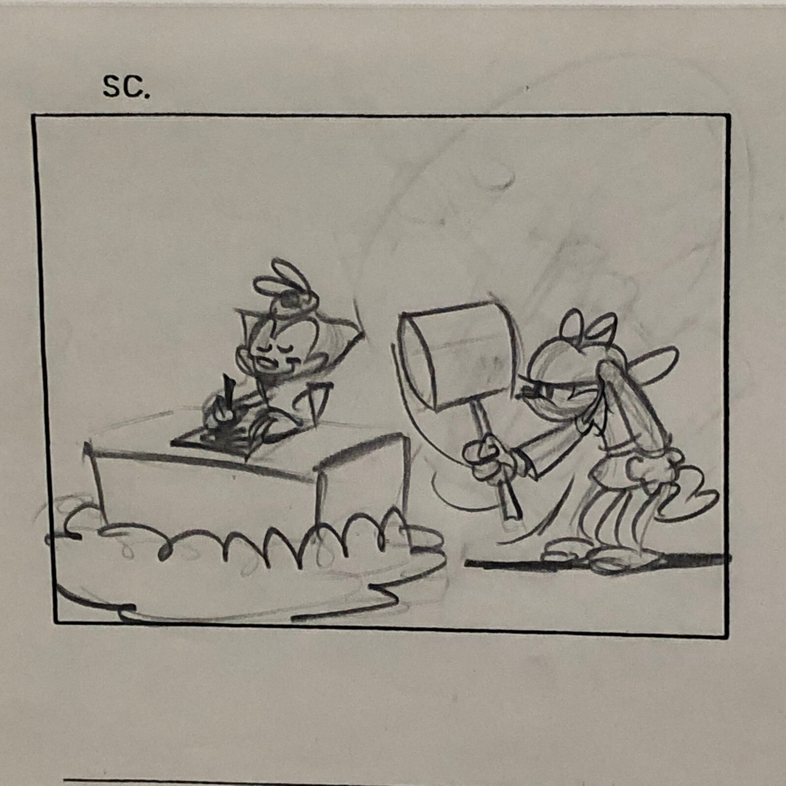 ANIMANIACS Animation Storyboard Illustration Drawing Sketch Wakko Yakko Dot