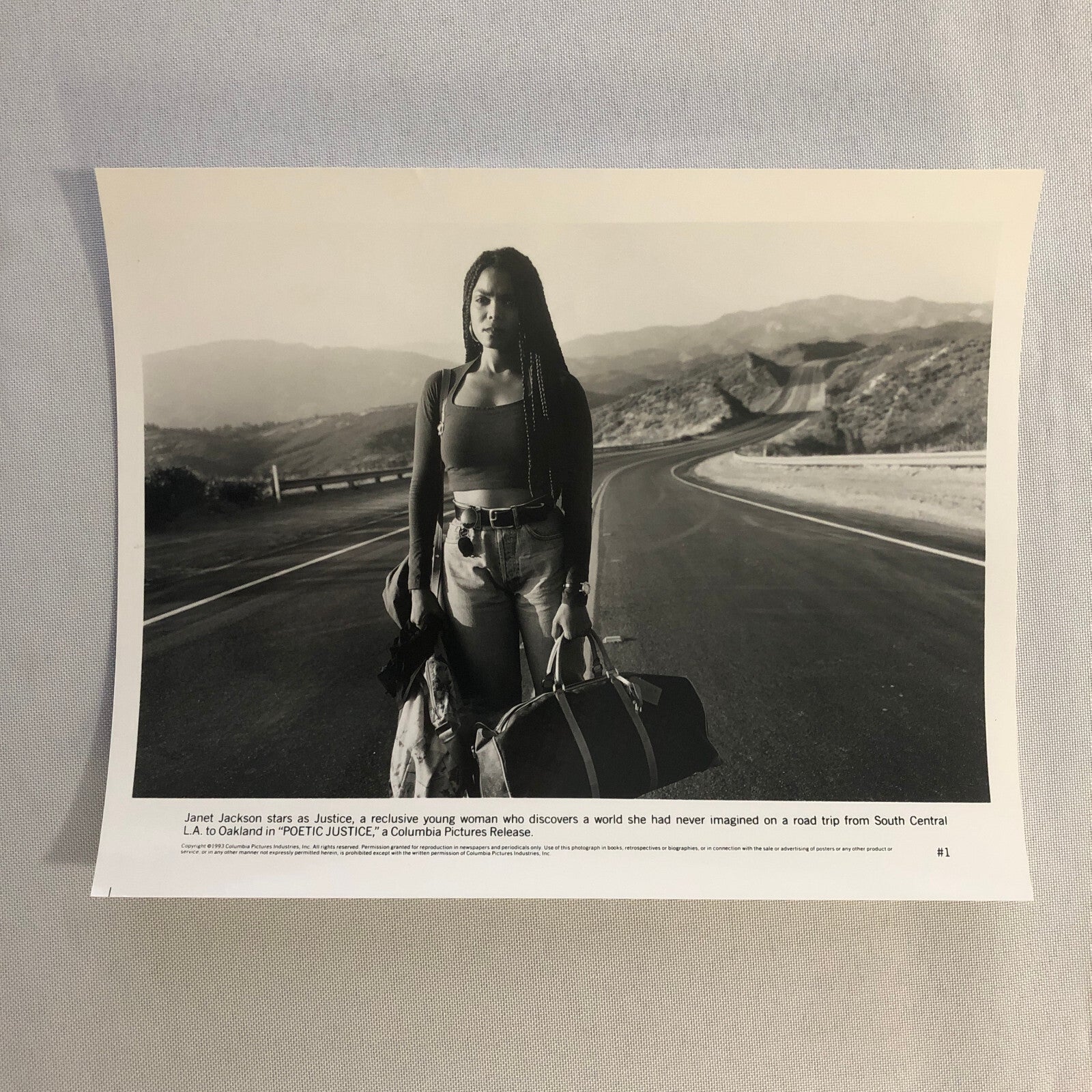 Janet Jackson Poetic Justice Movie Film Press Photo Photograph 1993