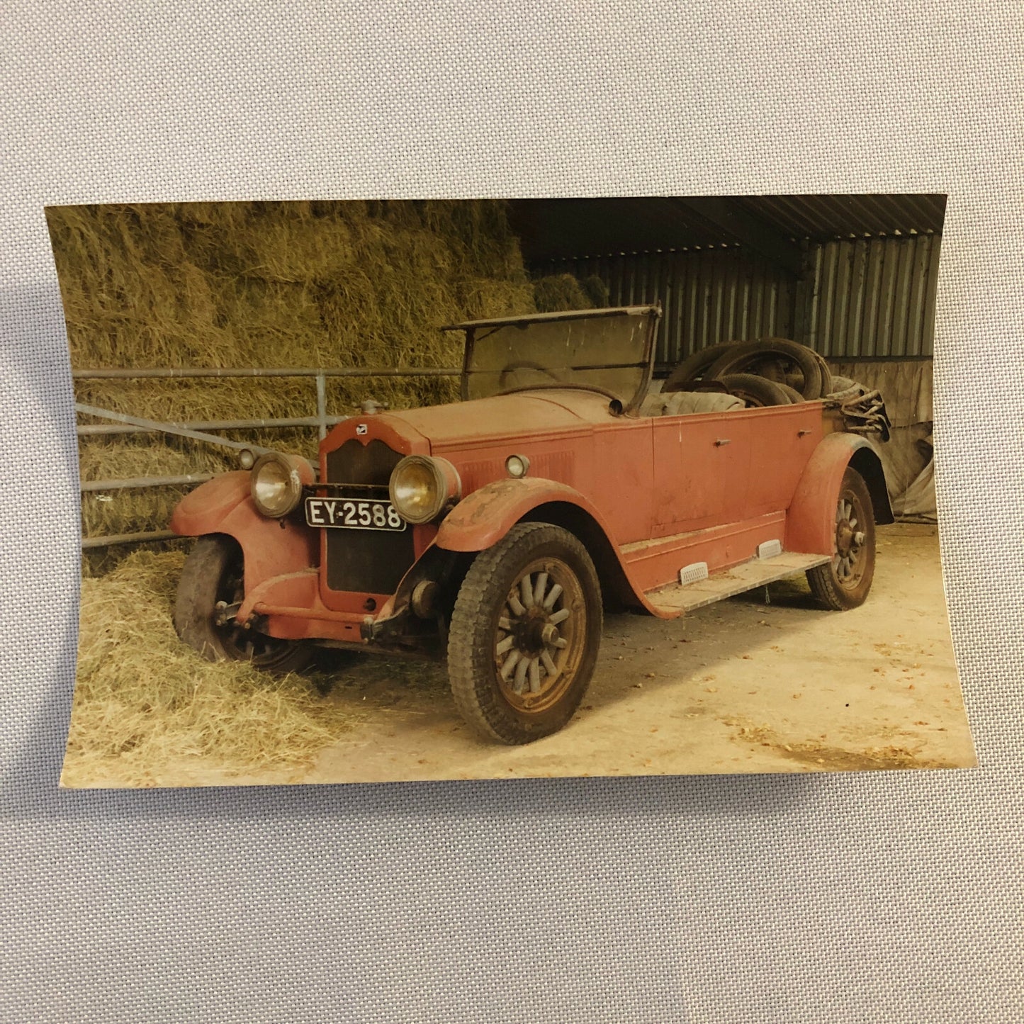 Vintage Buick 30 HP Car Barn Find Car Photo Photograph Print - 1924 1925 ? 