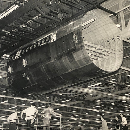 Vintage Boeing Airplane Company Factory Press Photo Model 707 - 120 Stratoliner 