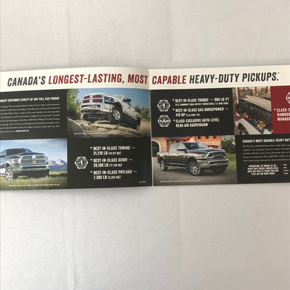 2016 Dodge Ram 2500 / 3500 Pickup Sales Brochure Catalog Outdoorsman Power Wagon