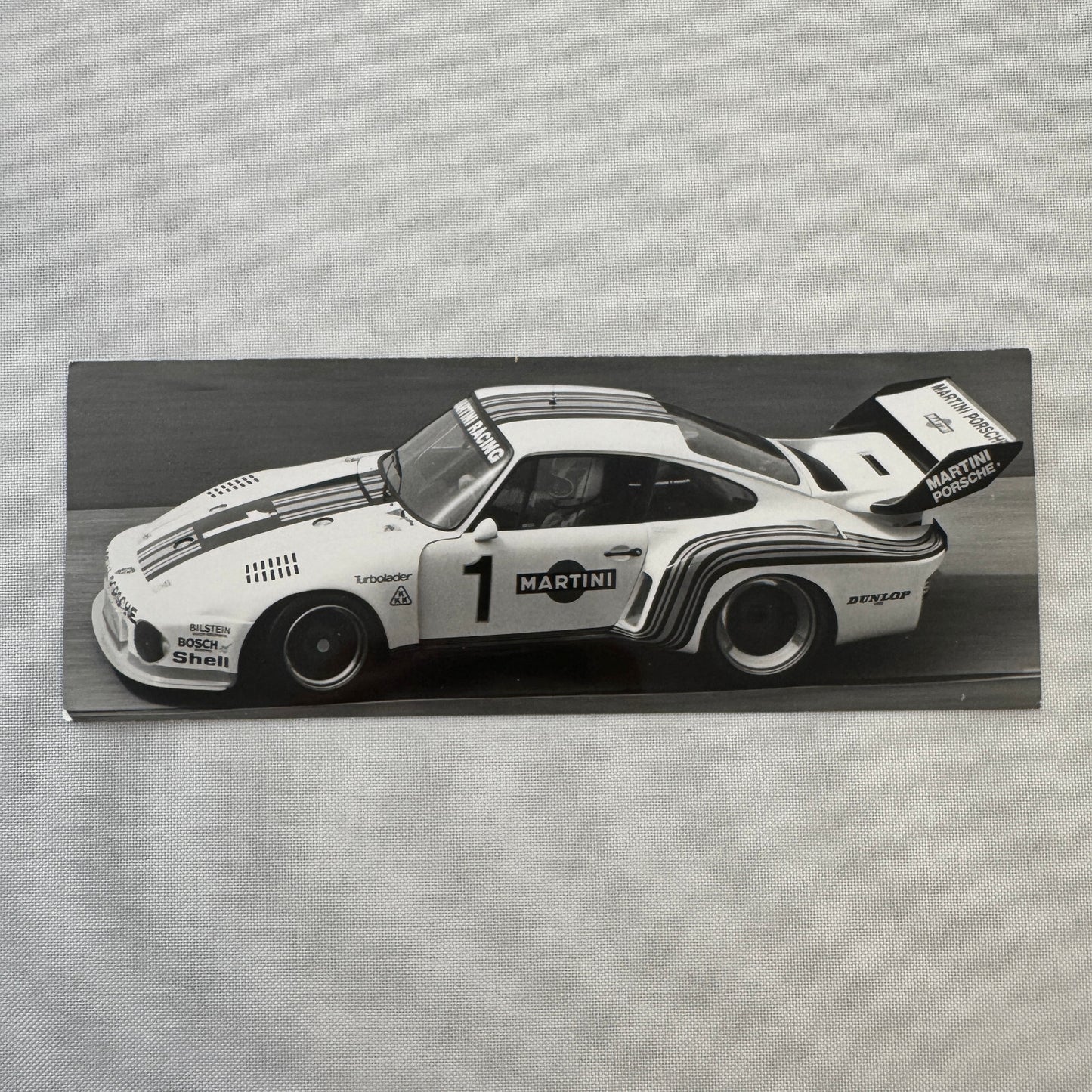 Porsche 935 Martini Racing Car Vintage Photo Photograph Print 1976