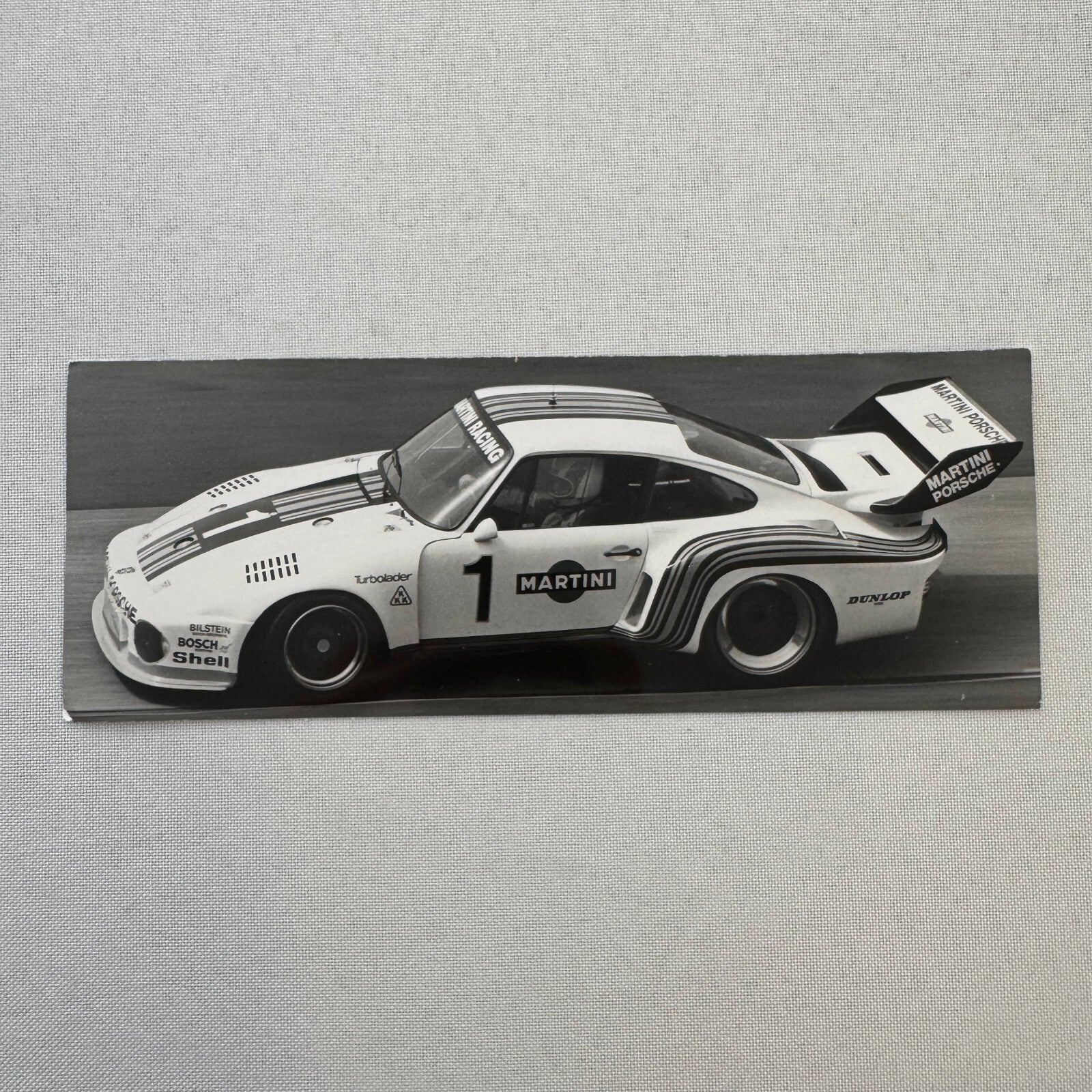 Porsche 935 Martini Racing Car Vintage Photo Photograph Print 1976