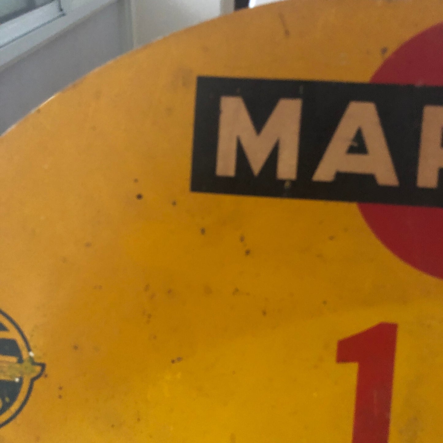 1967 RAC Zuid Brabant Grensrit Car Rally Rallye Participant Plate w/ Martini Ad