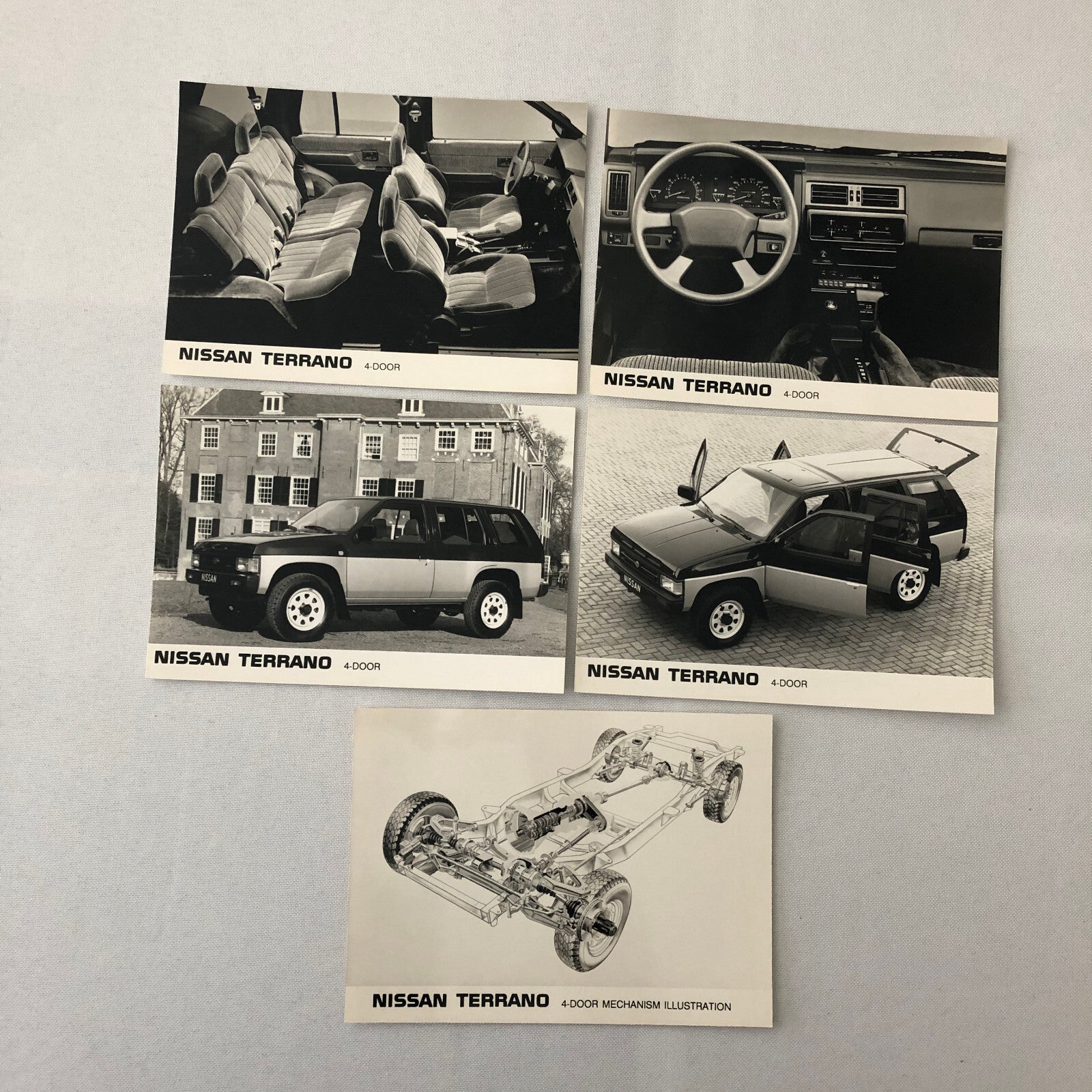 Nissan Terrano SUV Factory Press Photo Photograph Lot of 5