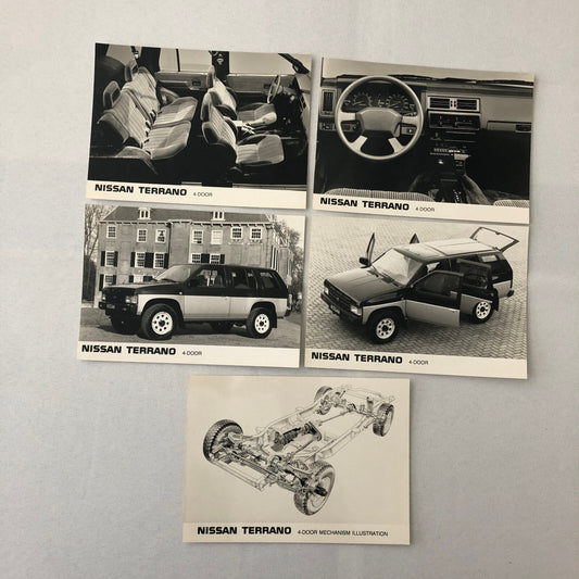 Nissan Terrano SUV Factory Press Photo Photograph Lot of 5