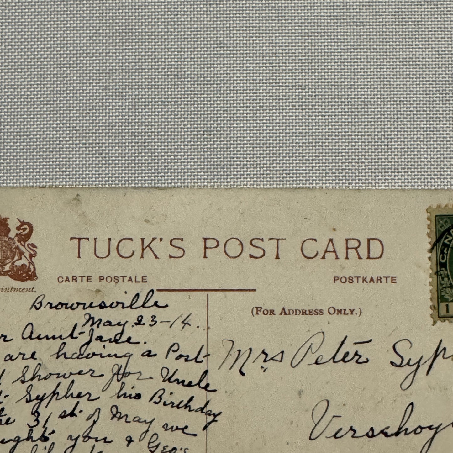 Tucks Postcard High Jump Skiing Antique Vintage Gilette