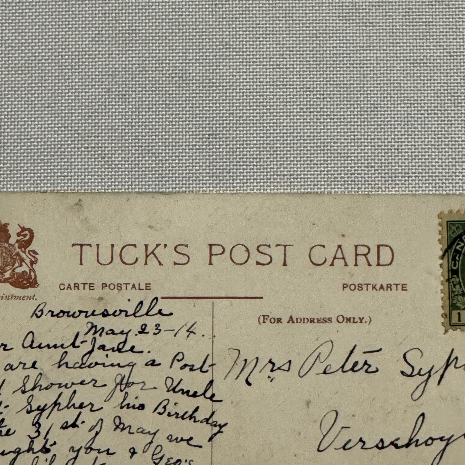 Tucks Postcard High Jump Skiing Antique Vintage Gilette