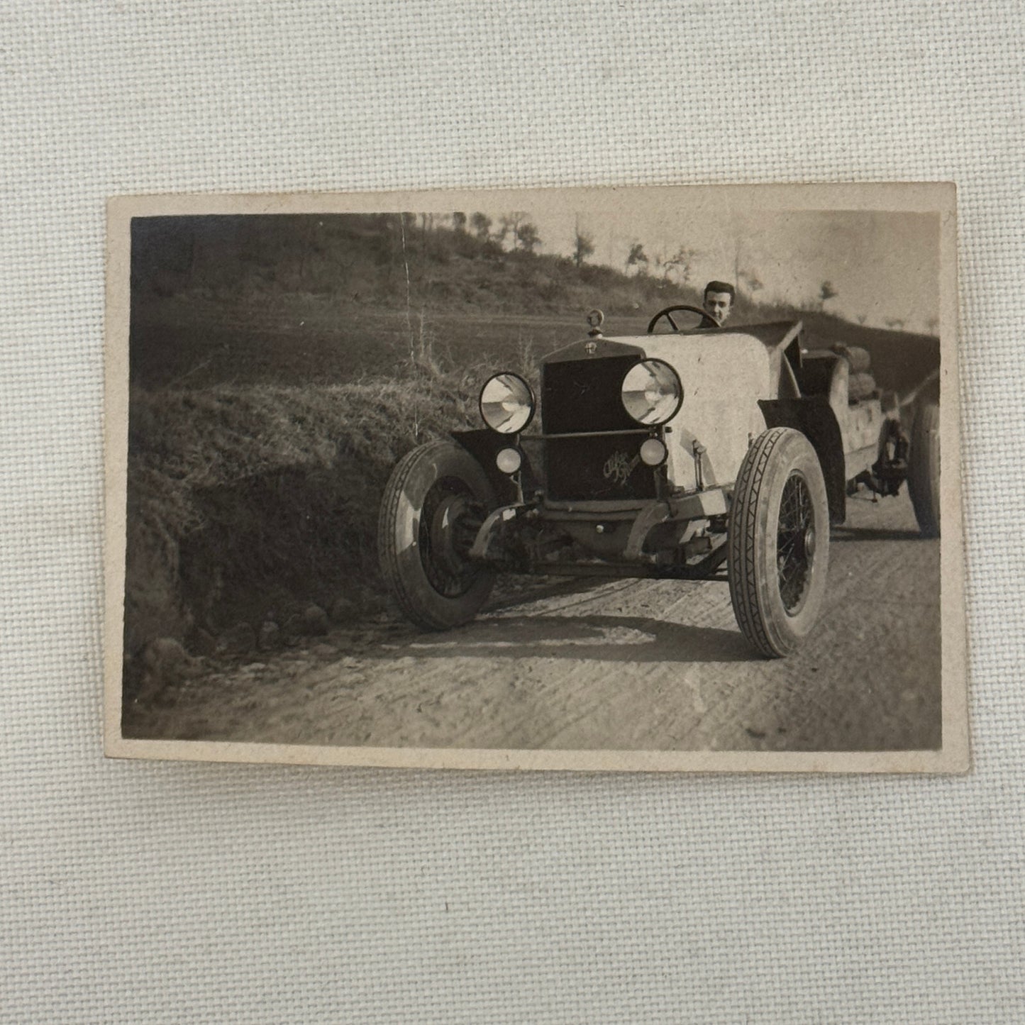 Vintage Photo Photograph Print Alfa Romeo Antique Car Autombile