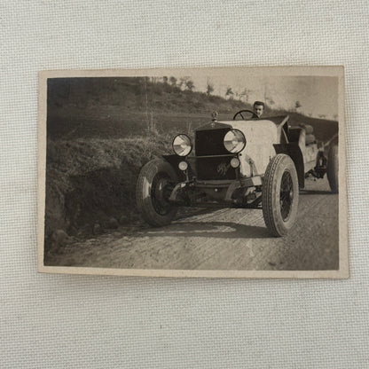Vintage Photo Photograph Print Alfa Romeo Antique Car Autombile
