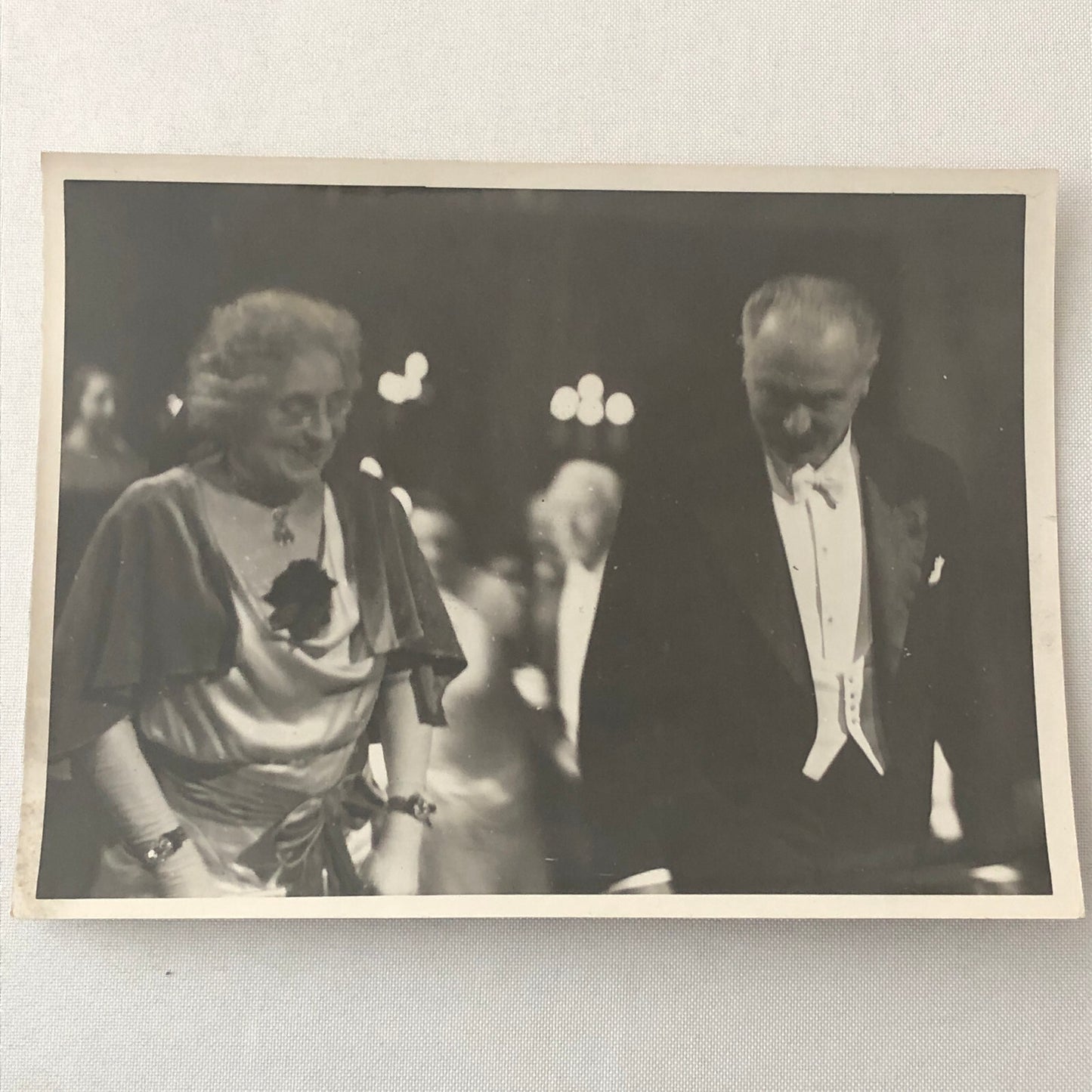 Press Photo Photograph French President Albet Lebrun at Opera Ball 1934