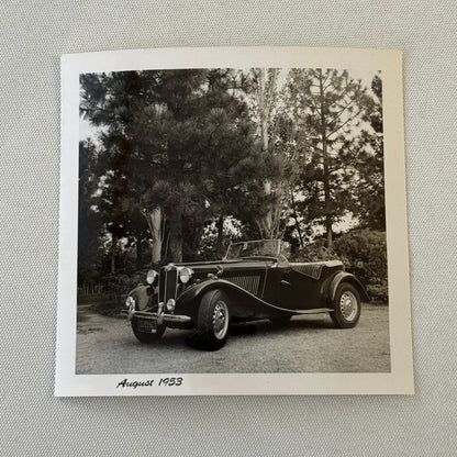 Vintage MG Roadster Car Photo Photograph Print Lot 13x 1953