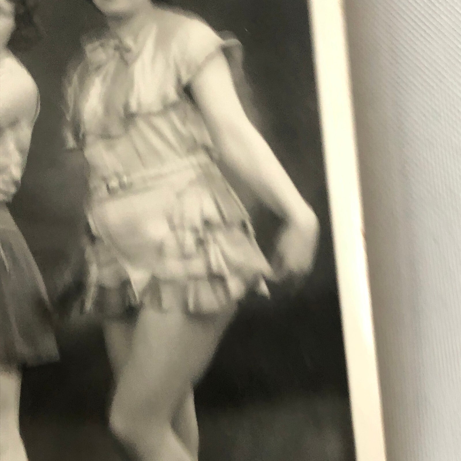 Circus Performers in Costume with Bicycle Vintage Photo Photograph Print