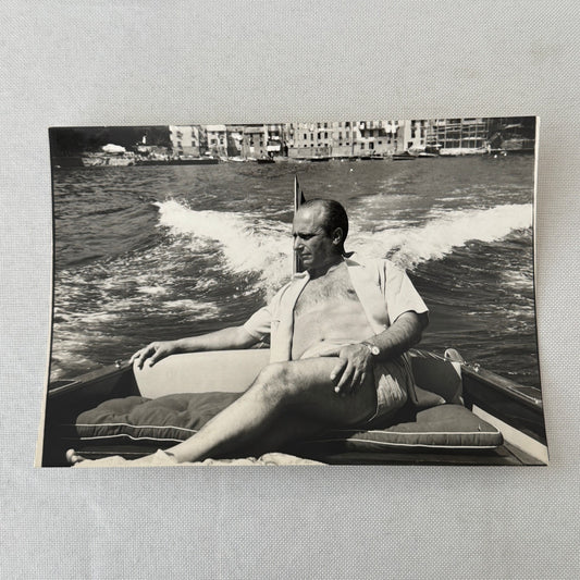 Juan Manuel Fangio Retirement Vacation Holiday Italian Press Photo F1 Racing