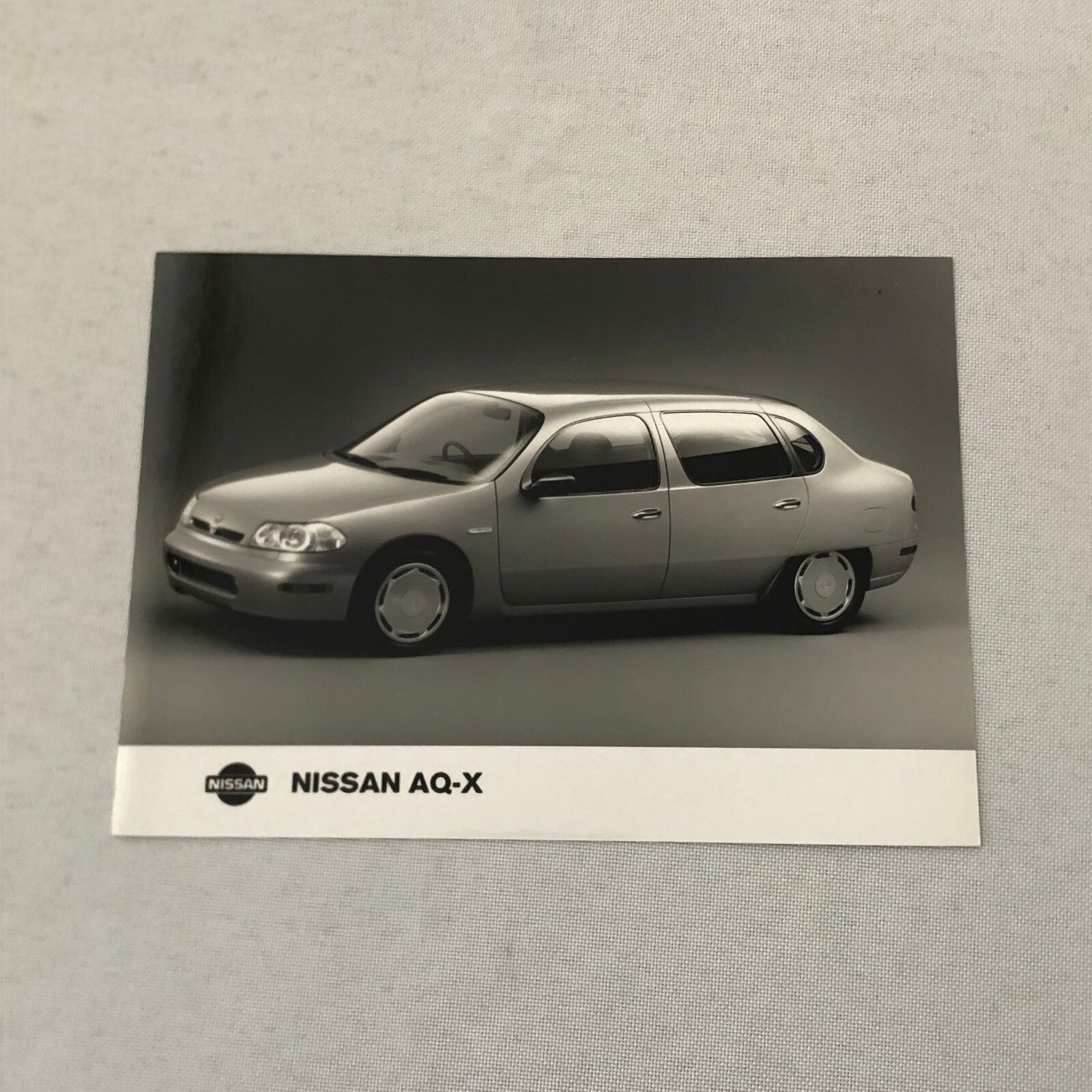 Nissan AQ-X Concept Car Prototype Factory Press Photo Photograph Print Lot 3x