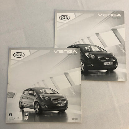 2012 Kia Venga Car Sales Brochure Catalog with Price List GERMAN Market
