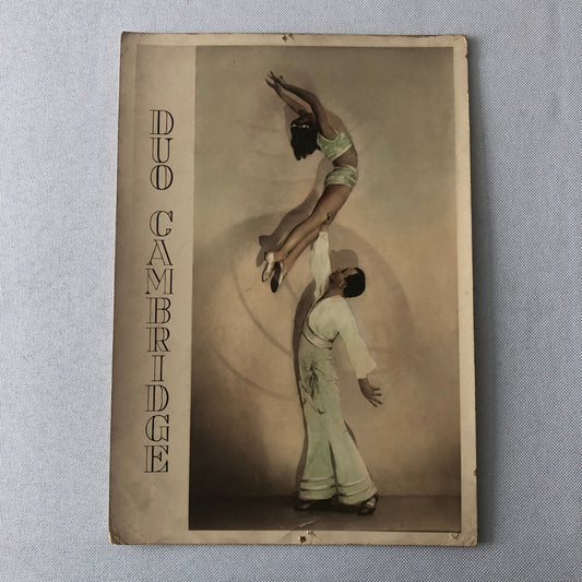 Circus Performer Acrobat Act Duo Cambridge Photo Photograph
