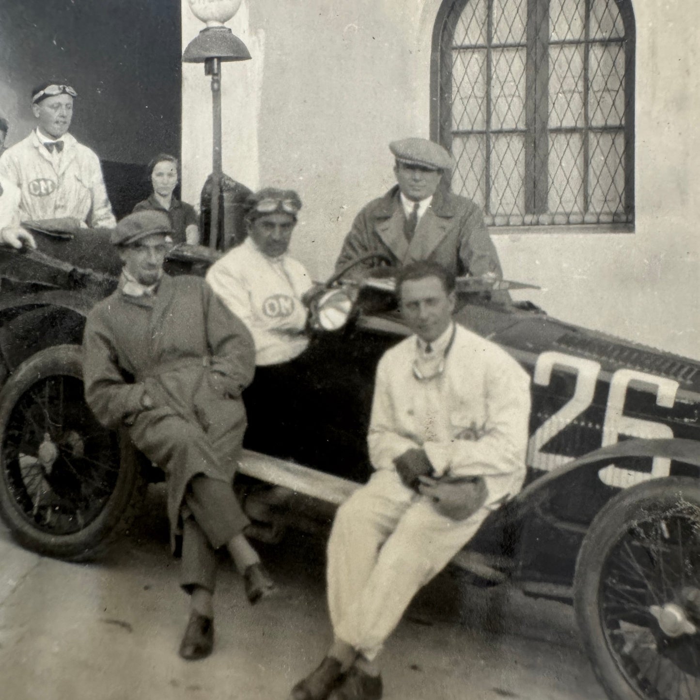 Vintage Car Automobile Racing Race Photo Photograph Print OM Team Italian