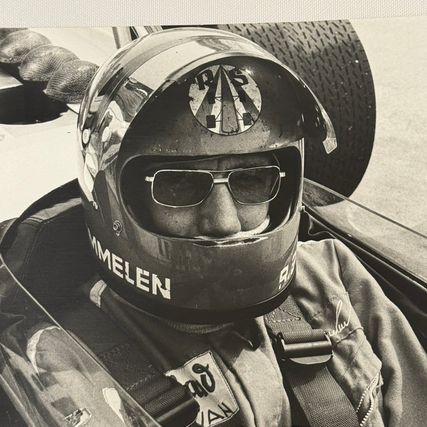 Vintage Racing Photo 1970 German Grand Prix Rolf Stommelen Motorsport Photograph