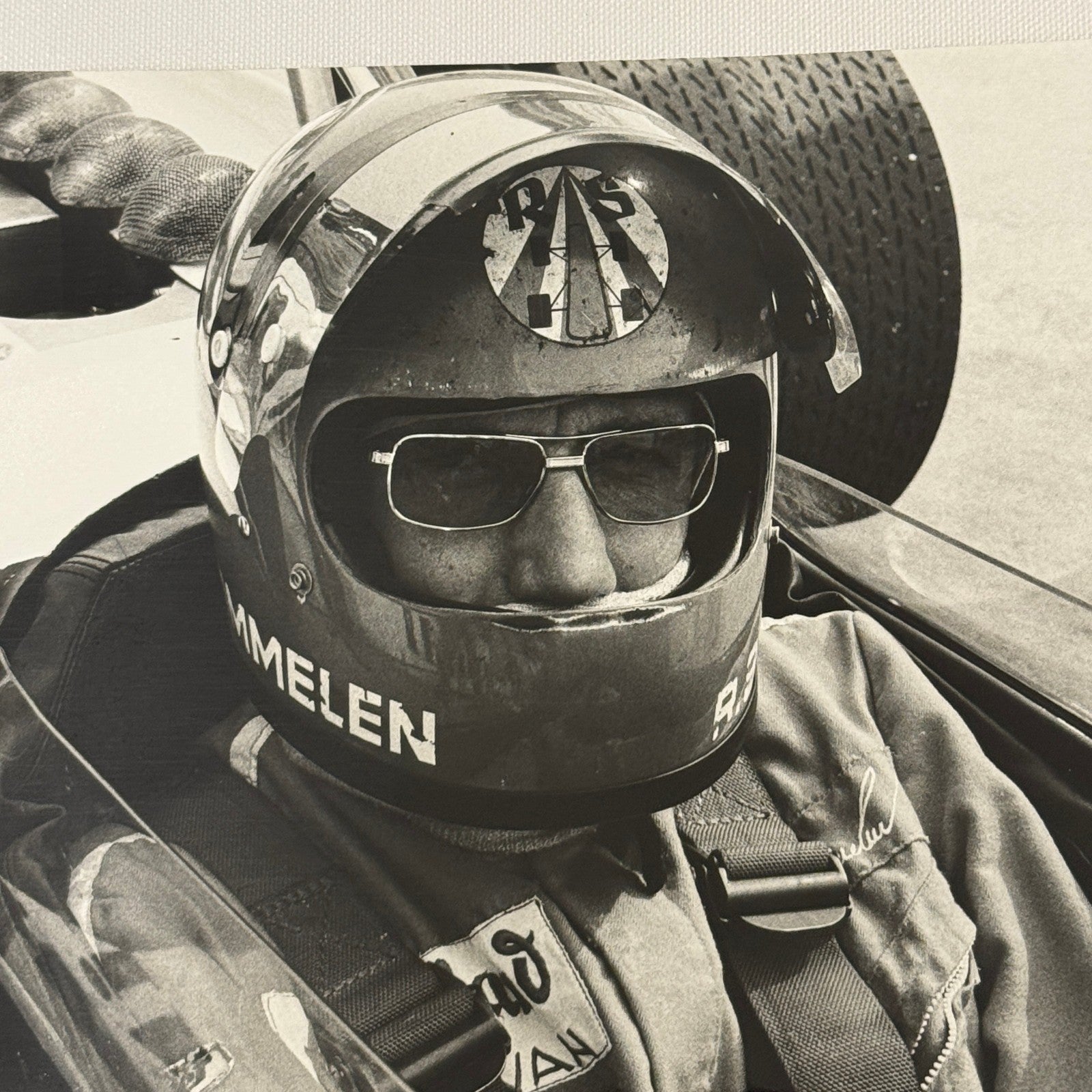 Vintage Racing Photo 1970 German Grand Prix Rolf Stommelen Motorsport Photograph