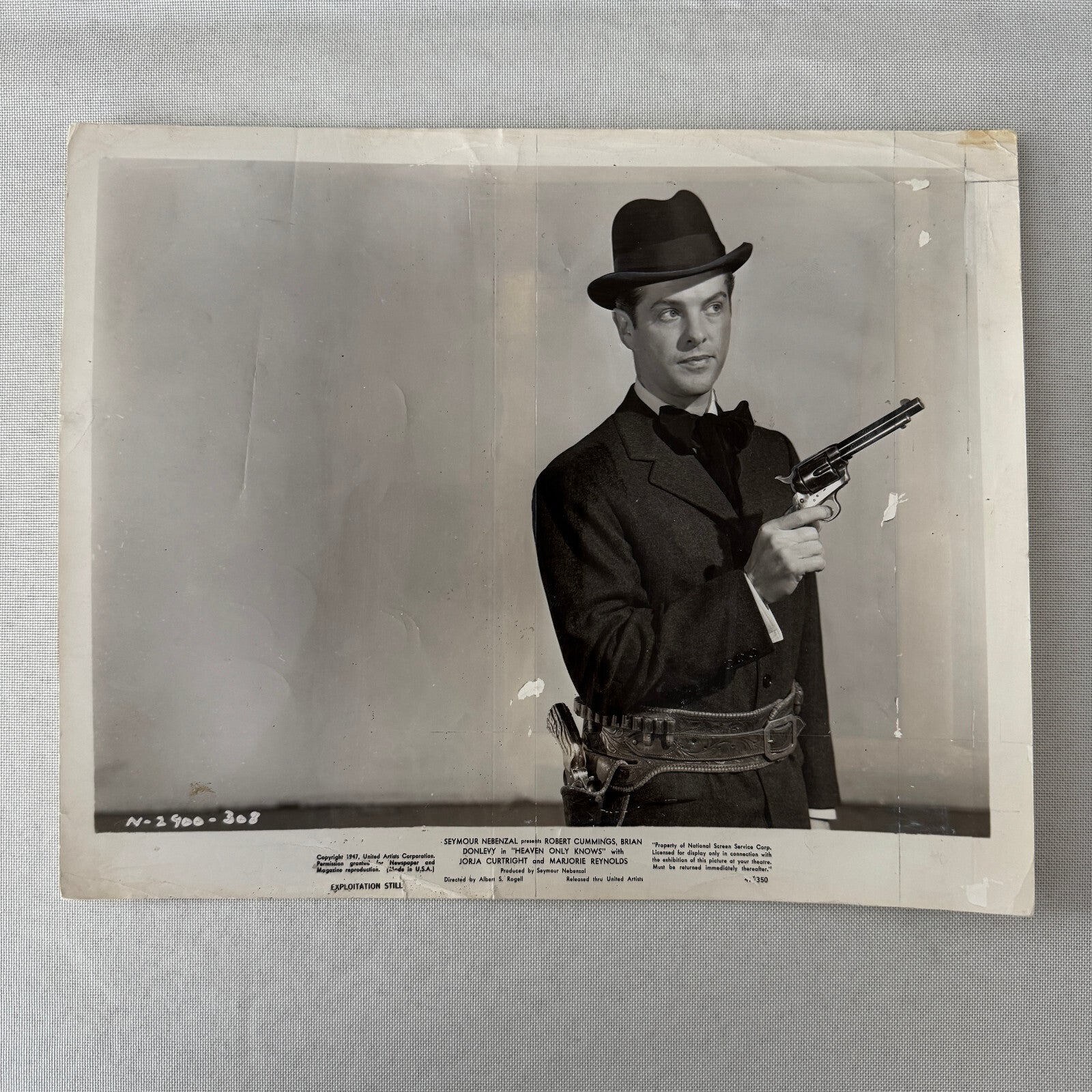 Vintage Movie Film Press Photo Photograph Print Heaven Only Knows 1947