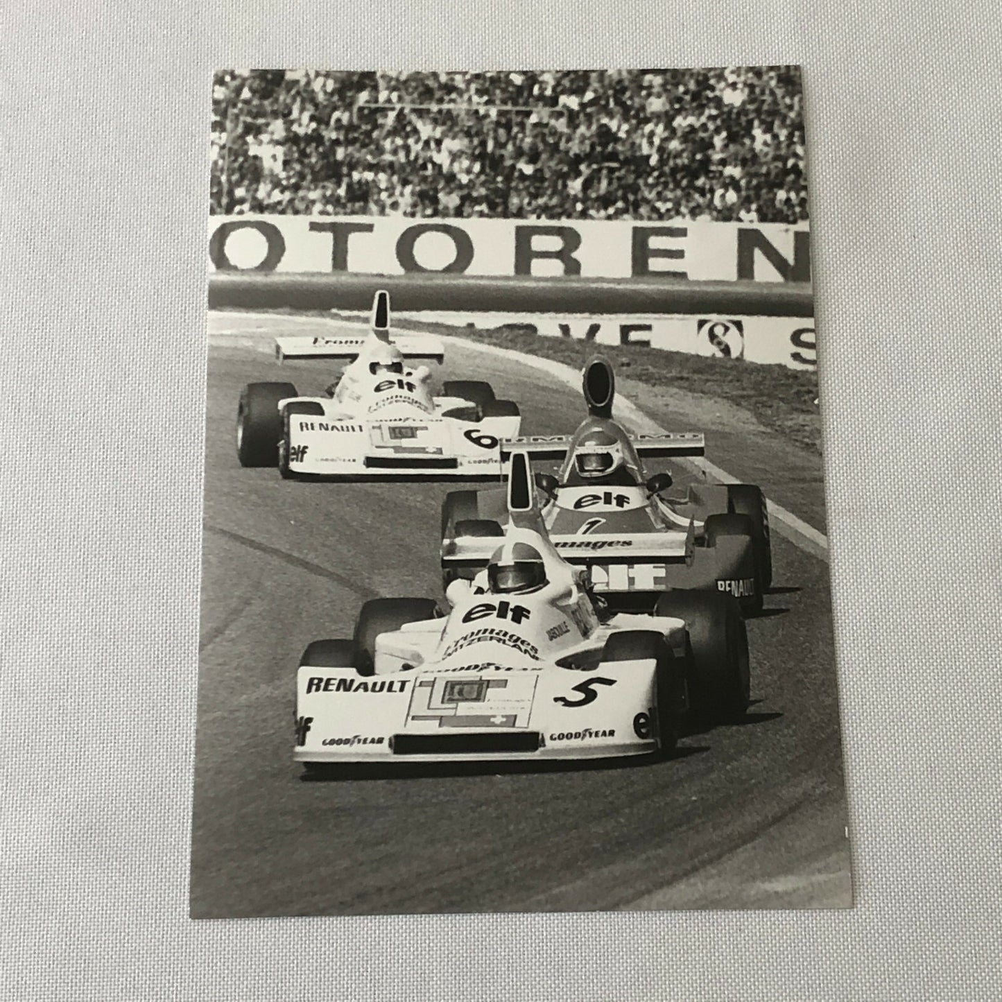 Vintage 1976 Formula 2 F2 Hockenheim Racing Photo Photograph ELF Renault + 