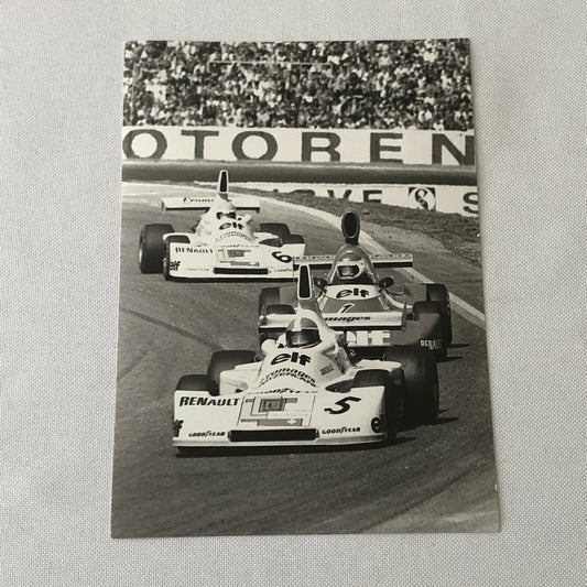 Vintage 1976 Formula 2 F2 Hockenheim Racing Photo Photograph ELF Renault + 