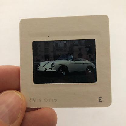 Porsche 356 Cabriolet Convertible 35mm Photo Slide Vintage 1981