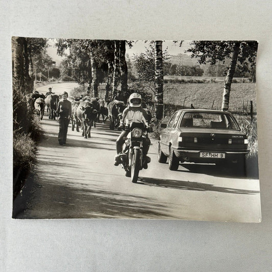 BMW R45 and R65 Motorcycle Bike Factory Press Photo Photograph Print Germany