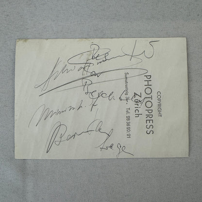 Vintage Motorcycle Racing Photo Photograph Print Photopress Zurich Switzerland