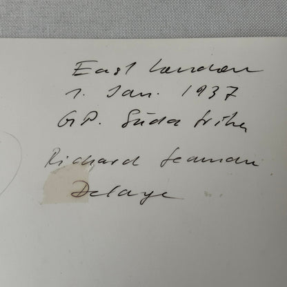 Richard Seaman Delage Racing Car 1937 South African Grand Prix Race Photo Modern