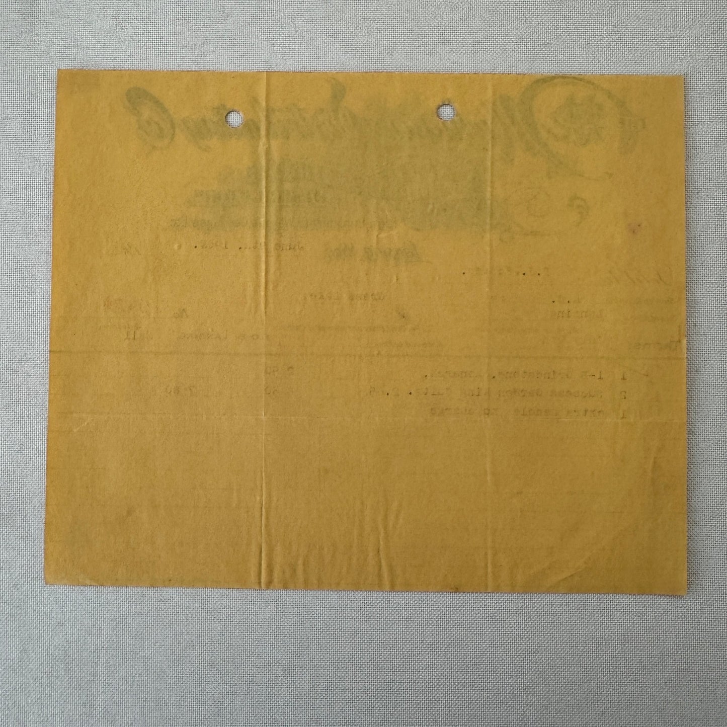 Michigan Distributing Company Farm Implements Carriages 1908 Document Lansing