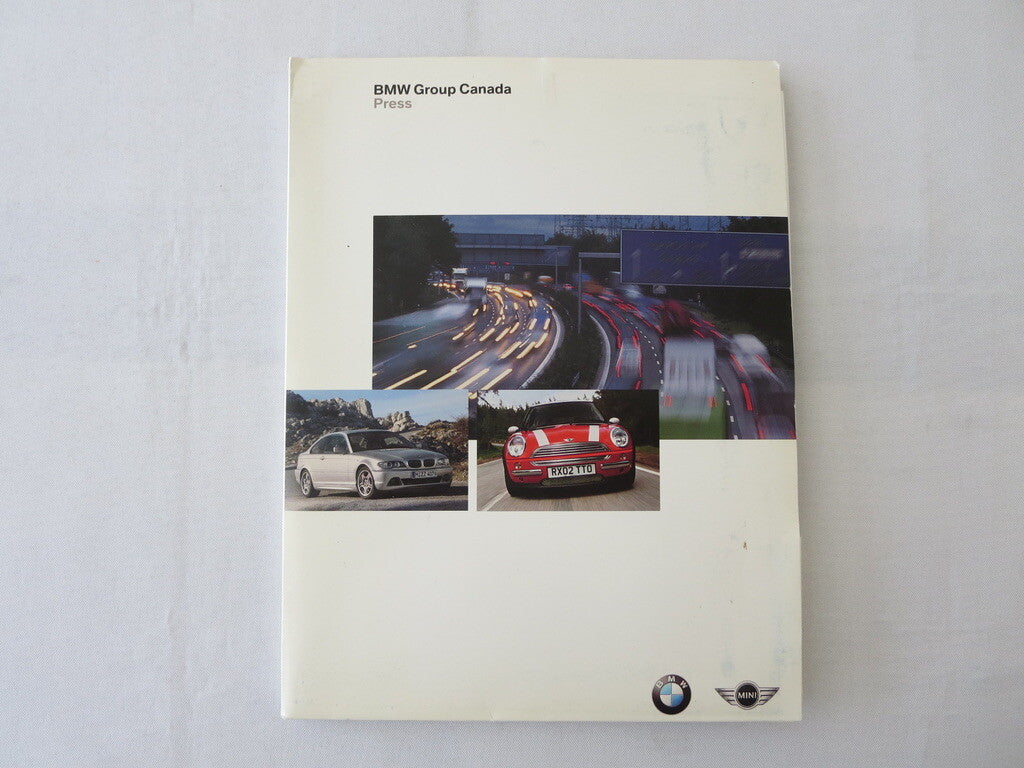 2003 BMW & Mini Mini Lifestyle Accessories Press Kit Brochure Catalog