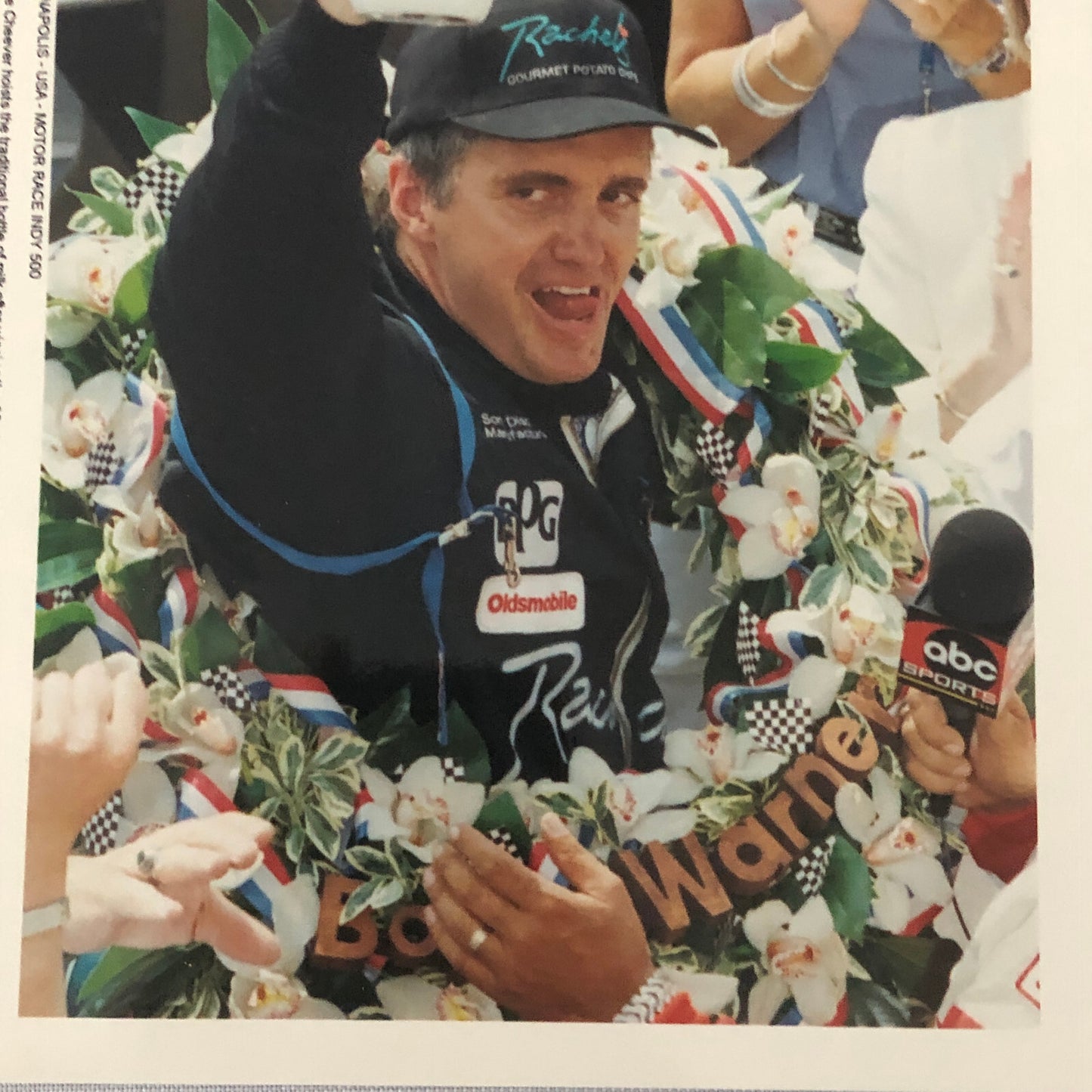 Vintage Indy Indianapolis Racing Photo Photograph Eddie Cheever Win 1998