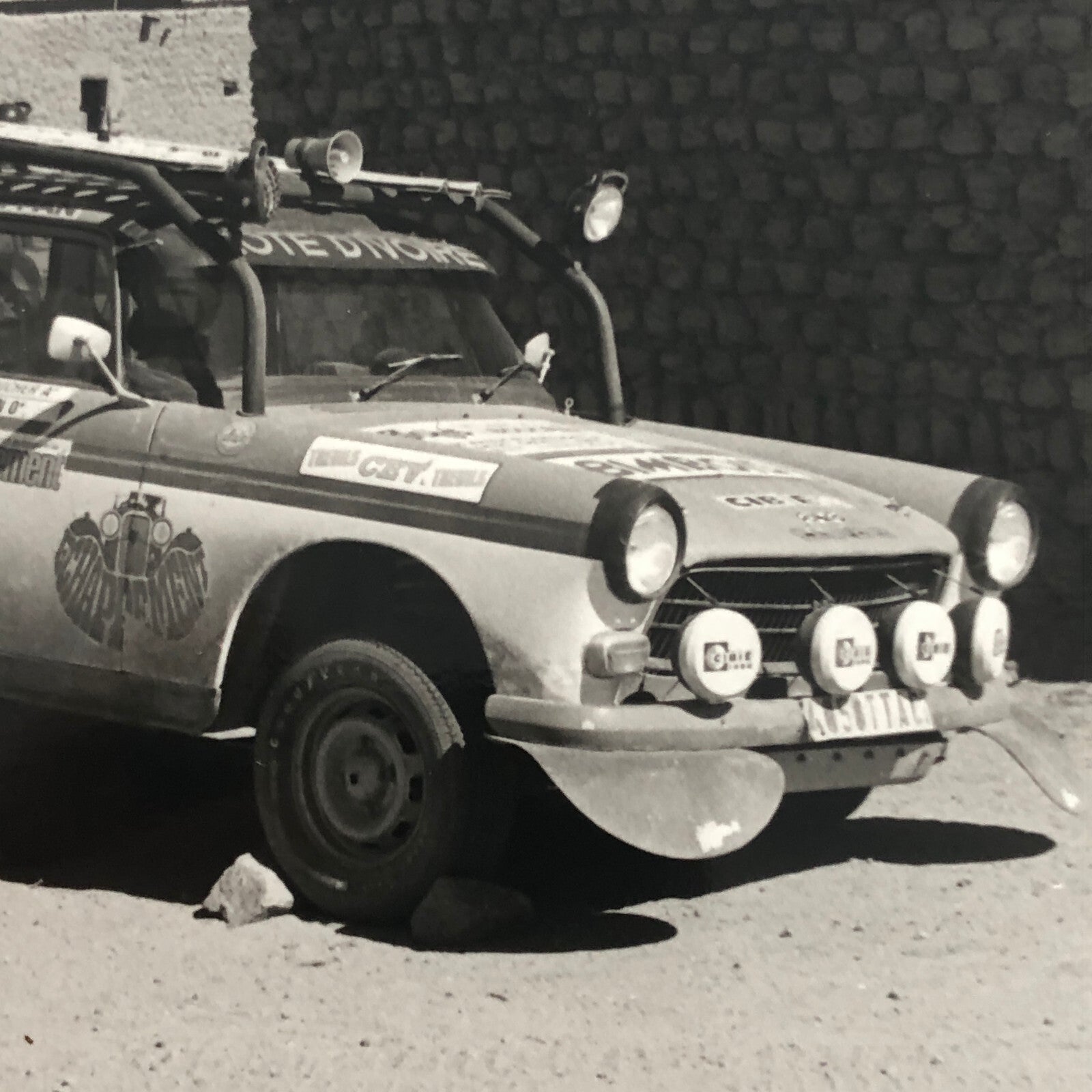 1980 Transafrica Rally Rallye Photo Photograph DPPI Car Africa