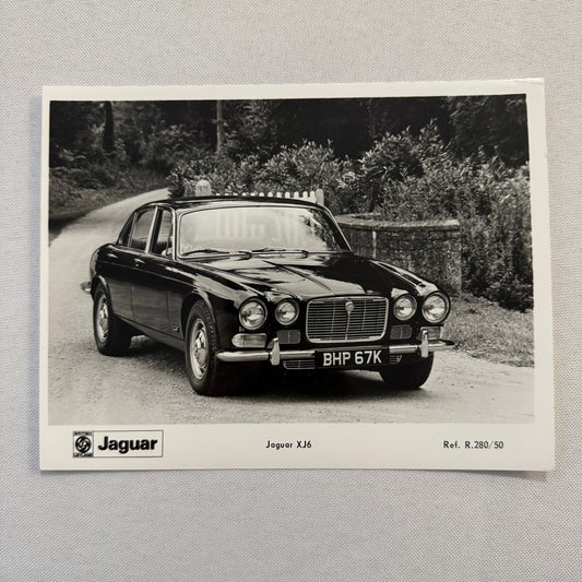 Jaguar XJ6 Car Factory Press Photo Photograph Print British Leyland