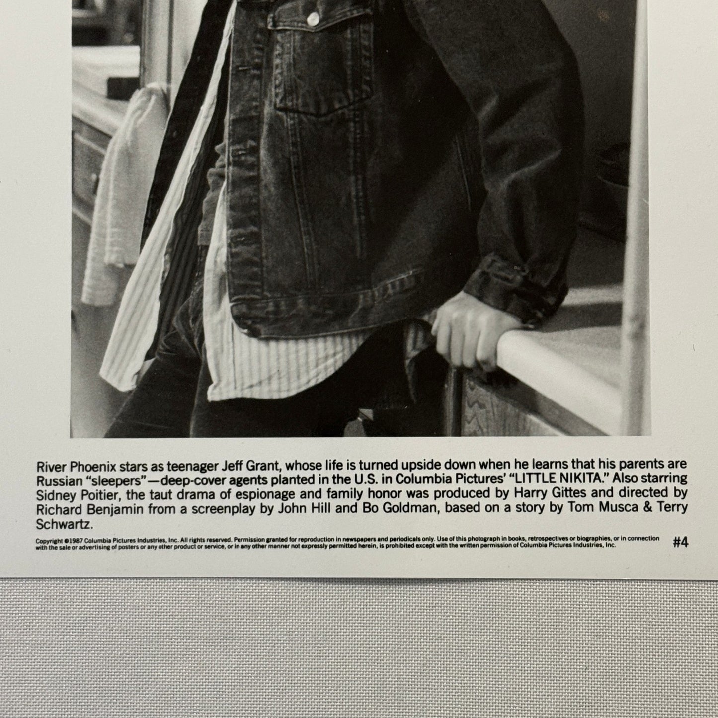 River Phoenix Little Nikita Movie Press Photo Publicity Photograph 1987