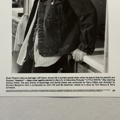 River Phoenix Little Nikita Movie Press Photo Publicity Photograph 1987