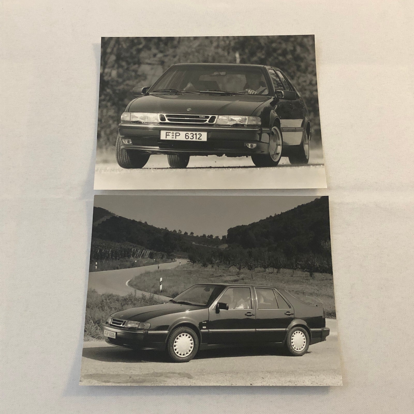 1992 Saab 9000 Car Press Kit Brochure Photos German Text