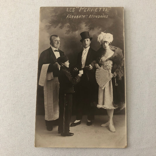 Circus Performer Acrobat Acrobatic Act Photo Photograph Vintage Les Perretti