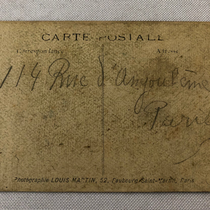 Circus Performer Real Photo Postcard Post Card RPPC Family Child Les Sterlings