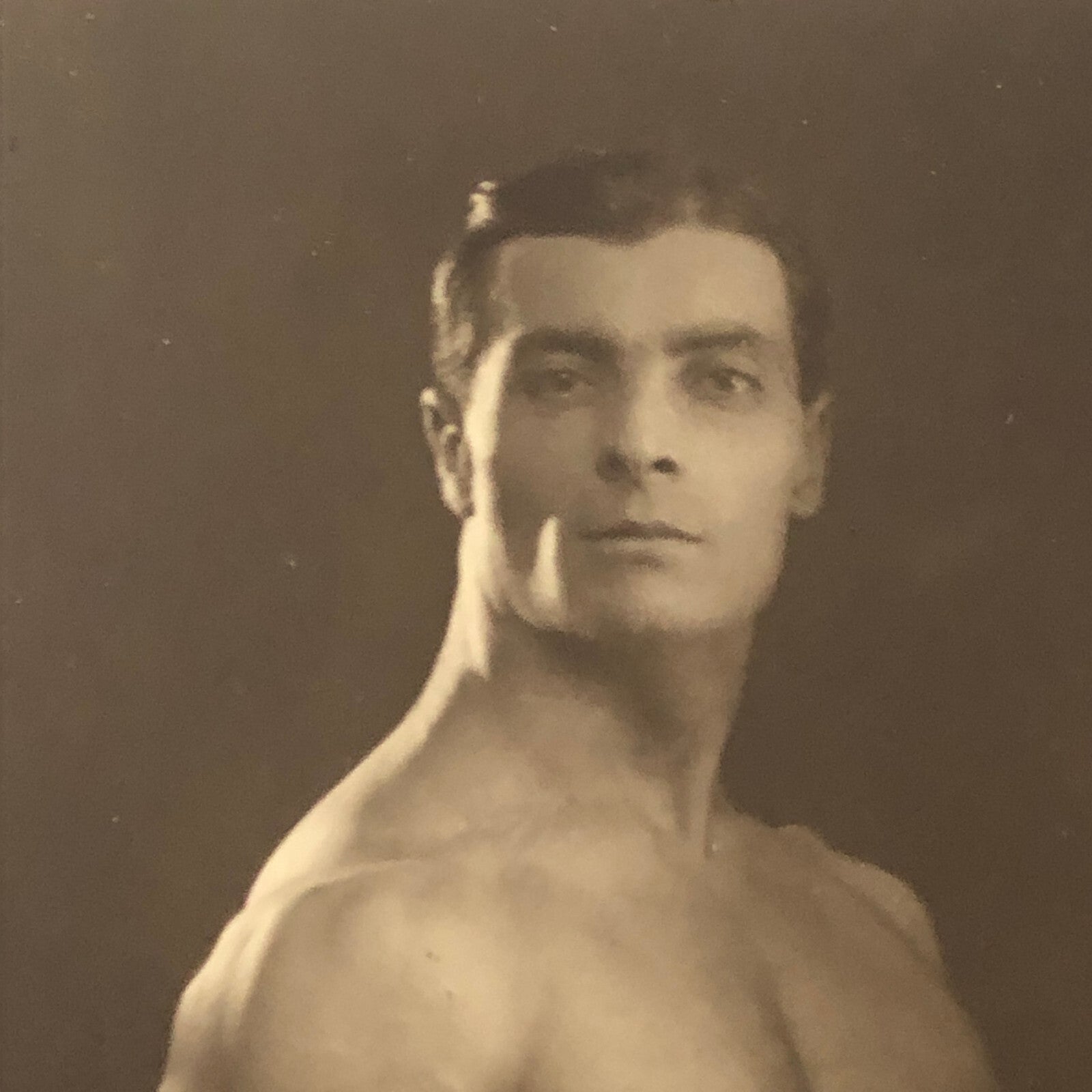 Circus Gymnast Gymnastic Performer Real Photo Postcard RPPC