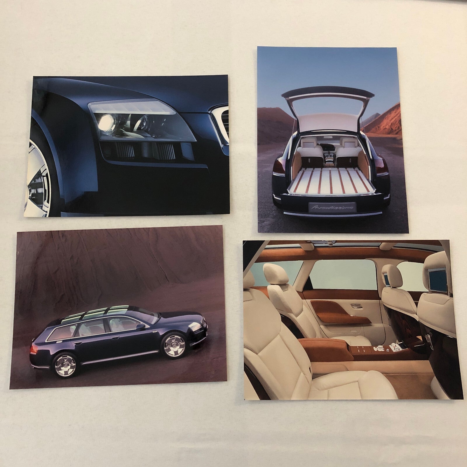 2001 Audi Avantissimo Concept Car Prototype Press Kit Photos CD GERMAN