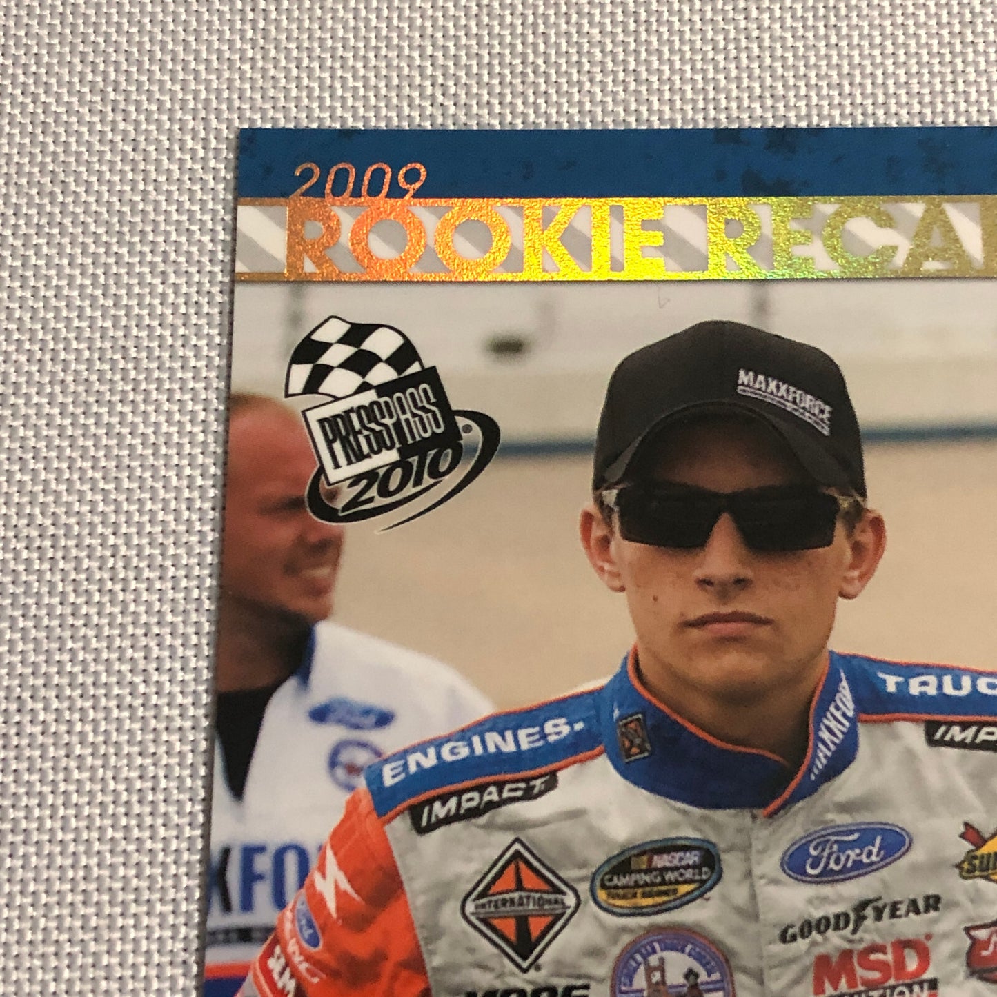 2010 Press Pass Rookie Recap RC James Buescher /100 NASCAR Card