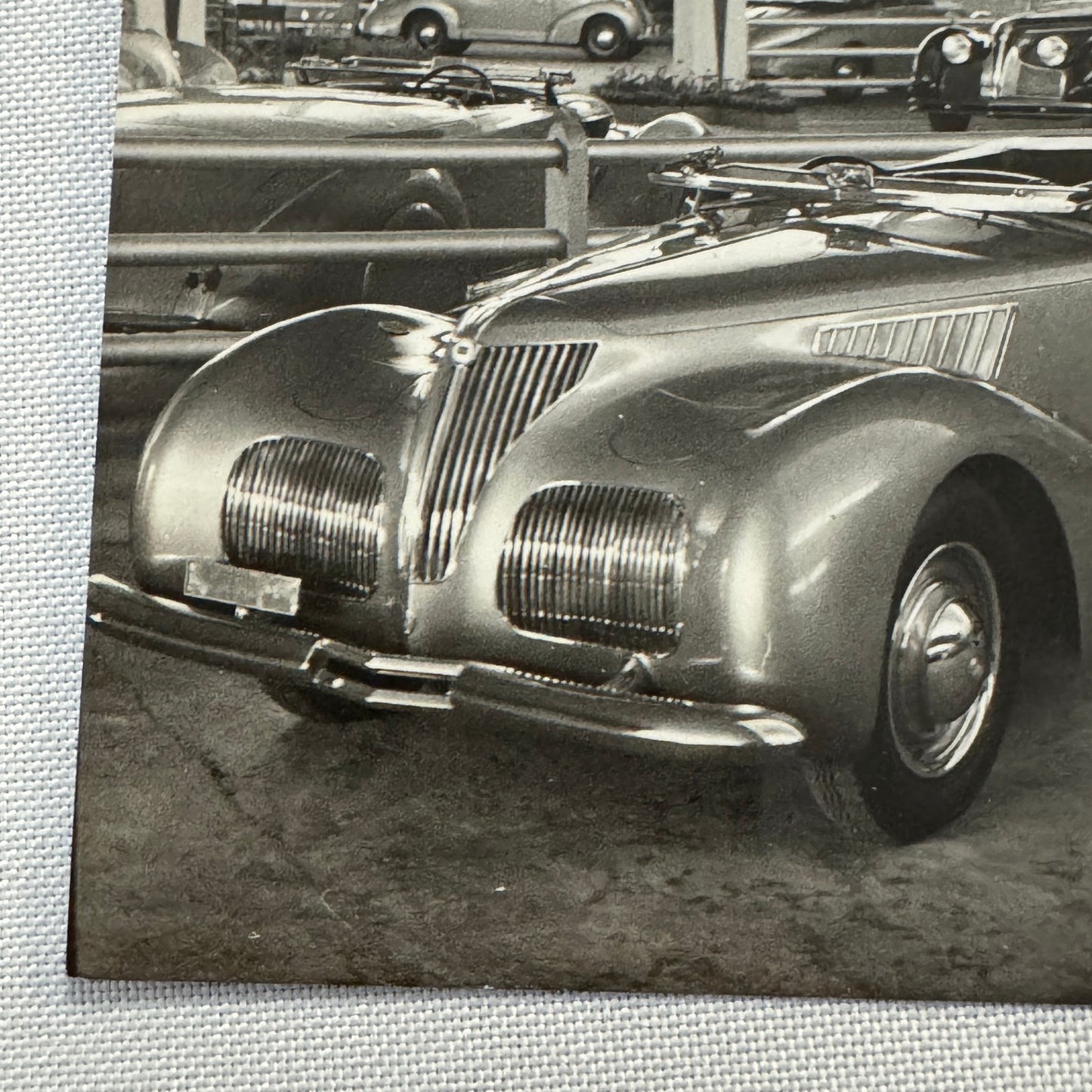 Vintage Coachbuilder Car Convertible Photo Photograph Lancia Aprilia Italian
