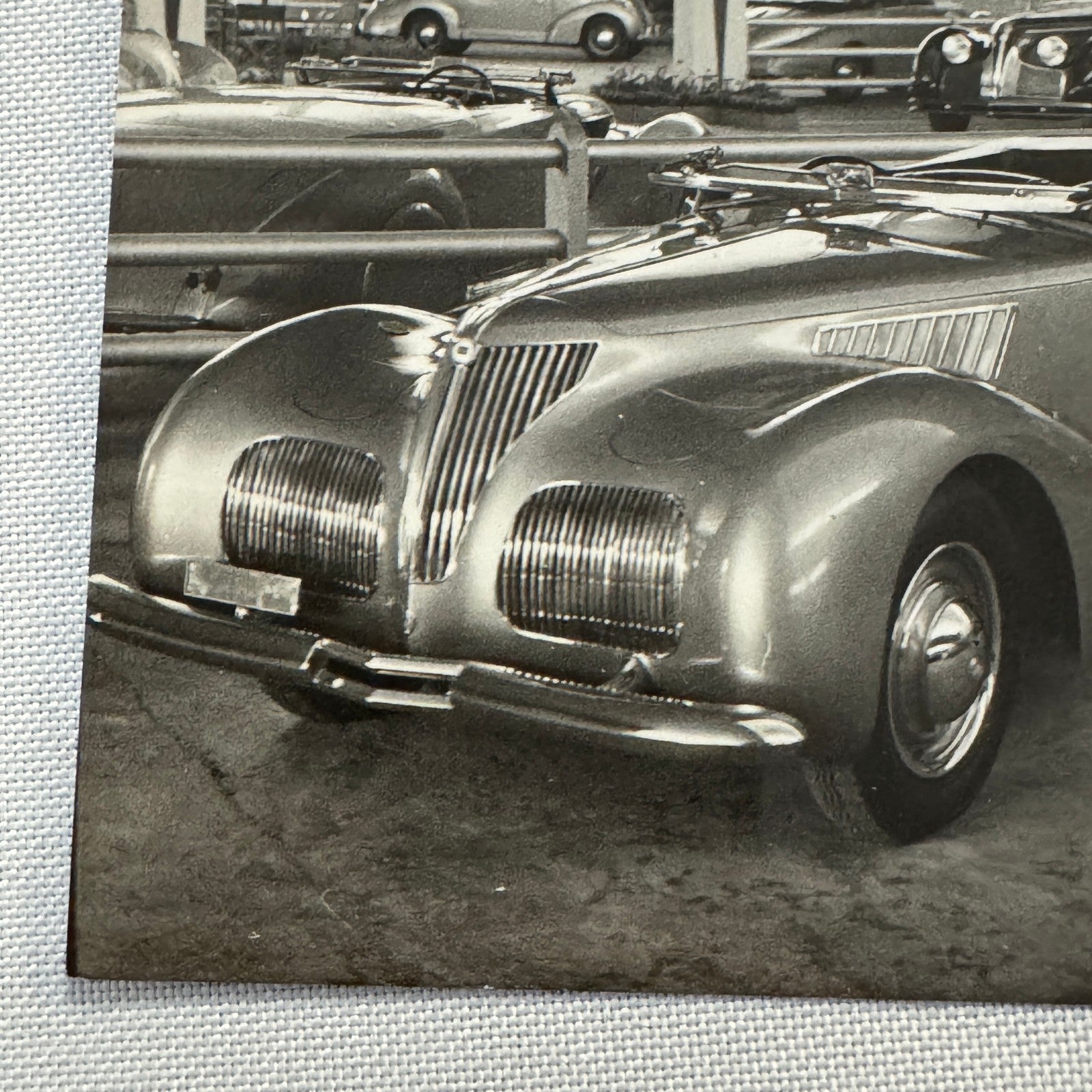 Vintage Coachbuilder Car Convertible Photo Photograph Lancia Aprilia Italian
