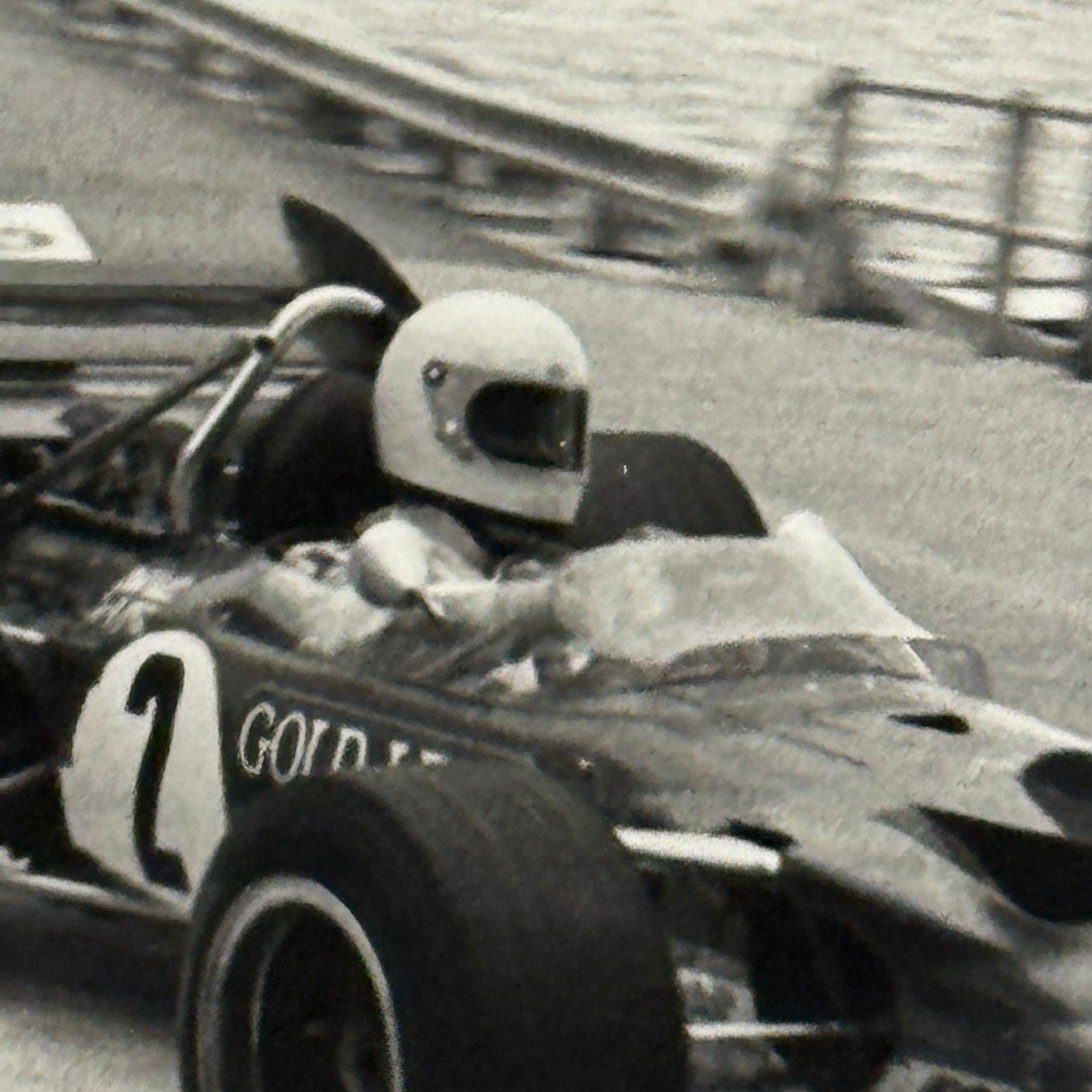 Vintage Racing Photo Lotus Ford 1970 Monaco Grand Prix Race F1 John Miles