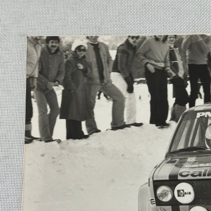 1980 Rallye Monte Carlo Press Photo Photograph DPPI Fiat 131 Abarth Car